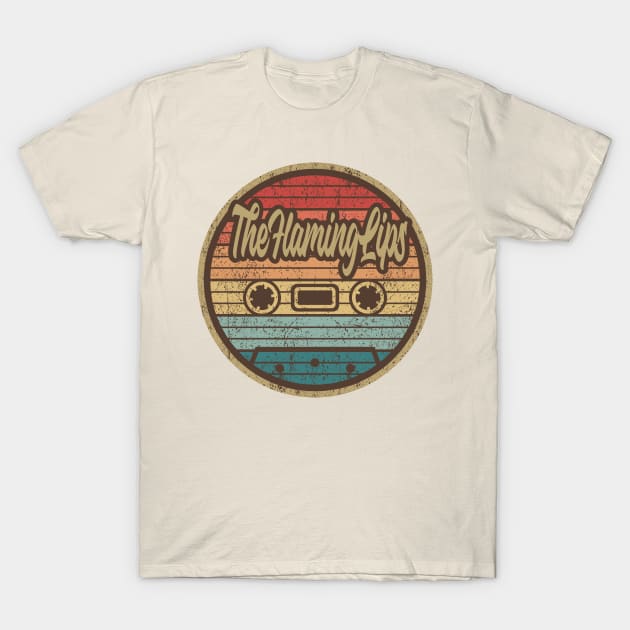 The Flaming Lips Retro Cassette T-Shirt by penciltimes